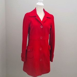 Tulle red coat size L